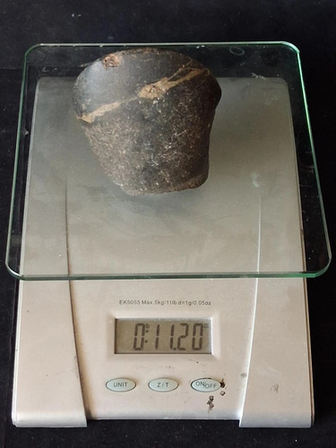 Native american grooved stone - american,