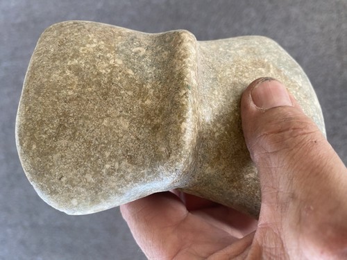 Stone double bitted axe head - stone,